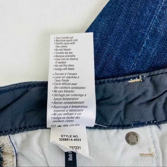 PAIGE Elaina Release Hem Denim Skirt Size 24 - Picture 10 of 10